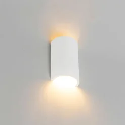 Smarte Wandleuchte Weiß Rund inkl. Wifi G9 - Colja Novo