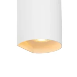 Smarte Wandleuchte weiß rund inkl. 2 WiFi GU10 - Sabbir