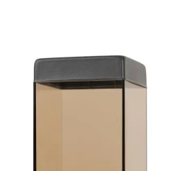 Smarte Wegeleuchte Dunkelgrau mit Rauchglas 45 cm inkl. WiFi P45 - Malios