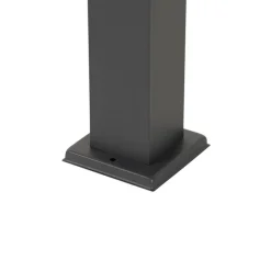 Smarte Wegeleuchte Dunkelgrau mit Rauchglas 45 cm inkl. WiFi P45 - Malios