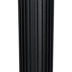 Smarte Wegeleuchte schwarz 50 cm IP44 RGBW inkl. Wifi GU10 50mm - Boris
