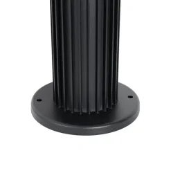 Smarte Wegeleuchte schwarz 50 cm IP44 RGBW inkl. Wifi GU10 50mm - Boris
