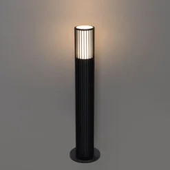 Smarte Wegeleuchte schwarz 50 cm IP44 RGBW inkl. Wifi GU10 50mm - Boris