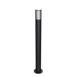 Smarte Wegeleuchte schwarz 80 cm IP44 RGBW inkl. GU10 50mm - Boris