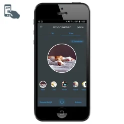 Smarter Deckenstrahler schwarz drehbar und kippbar inkl. 2 Wifi P45 - Mosh