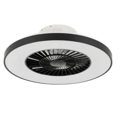 Smarter Deckenventilator schwarz mit Sterneneffekt 60cm inkl. LED Dimmbar mit Fernbedienung - Climo