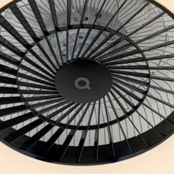 Smarter Deckenventilator schwarz mit Sterneneffekt 60cm inkl. LED Dimmbar mit Fernbedienung - Climo