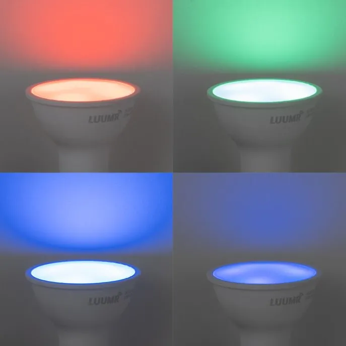 Smarter Einbaustrahler Weiß Rund IP44 inkl. Wifi GU10 50mm - Xena