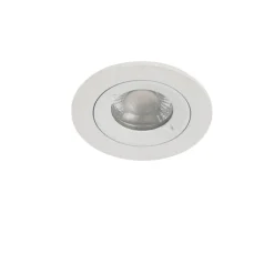 Smarter Einbaustrahler Weiß Rund IP44 inkl. Wifi GU10 50mm - Xena