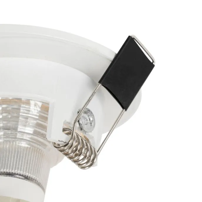 Smarter Einbaustrahler Weiß Rund IP44 inkl. Wifi GU10 50mm - Xena