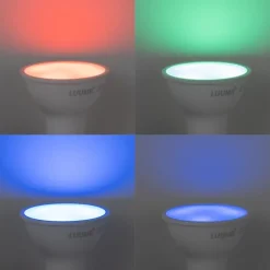 Smarter Einbaustrahler Weiß IP44 inkl. Wifi GU10 50mm - Dept