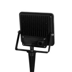 Smarter Heizkörper schwarz 14,5 cm inkl. LED IP65 mit Erdungsstift - Ruud