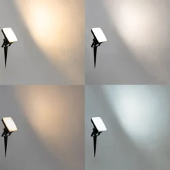 Smarter Heizkörper schwarz 12,8 cm inkl. LED IP65 mit Erdungsstift - Ruud