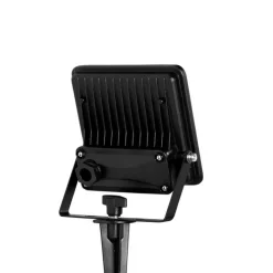 Smarter Heizkörper schwarz 12,8 cm inkl. LED IP65 mit Erdungsstift - Ruud