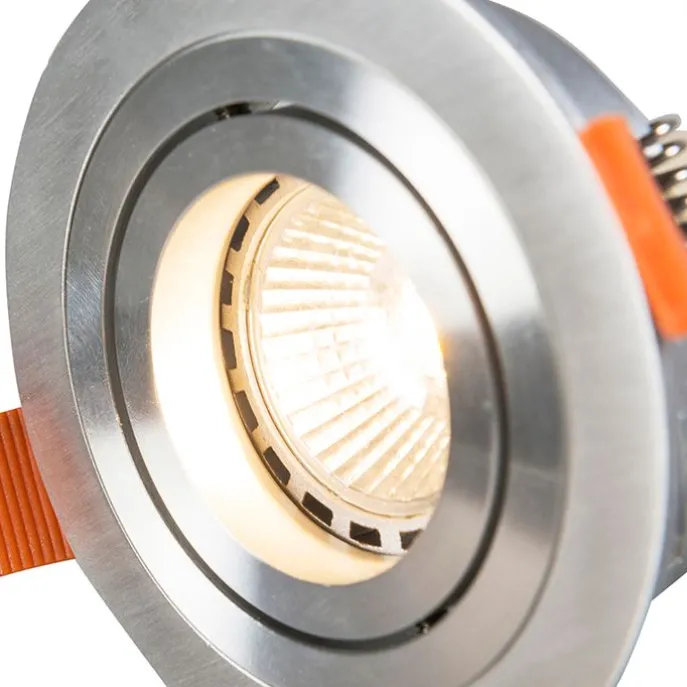 Smarter moderner Einbaustrahler Stahl inkl. Wifi GU10 Lichtquelle - Rondoo