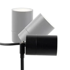 Smarter moderner Spike-Spot schwarz IP44 inkl. WiFi GU10 - Solo