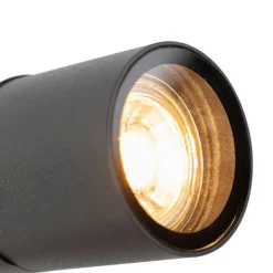 Smarter moderner Spike-Spot schwarz IP44 inkl. WiFi GU10 - Solo