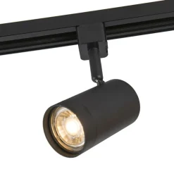 Smarter Schienenstrahler schwarz 1-phasig inkl. Wifi GU10 - Iconic Jeana