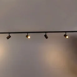 Smartes 1-Phasen-Schienensystem inkl. 4 WiFi GU10 Dunkelbronze - Jeana