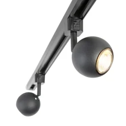 Smartes 1-phasiges Schienensystem inkl. 5 WLAN GU10 schwarz - Iconic Gissi