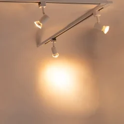 Smartes Schienensystem weiß 1-phasig 5-leuchtend inkl. Wifi GU10 - Iconic Jeany