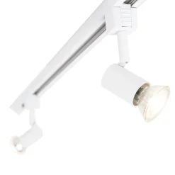 Smartes Schienensystem weiß 1-phasig 5-leuchtend inkl. Wifi GU10 - Iconic Jeany
