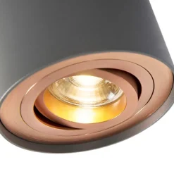 Spot grau mit Kupferwirbel und Neigung - Rondoo Up