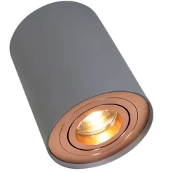 Spot grau mit Kupferwirbel und Neigung - Rondoo Up