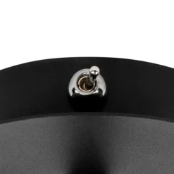 Spot schwarz mit gold verstellbar - Athens Wire