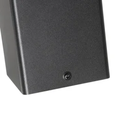 Stehende Außenlampe schwarz 50 cm IP44 mit Rauchglaseffekt - Dänemark