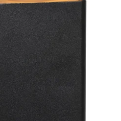 Stehende Außenlampe schwarz 50 cm IP44 mit Rauchglaseffekt - Dänemark