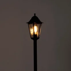 Stehende Außenlaterne schwarz 120 cm IP44 - New Orleans