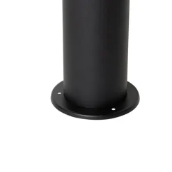 Stehende Außenleuchte schwarz mit Rauchschirm 30 cm IP44 - Odense