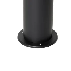 Stehende Außenleuchte schwarz mit Rauchschirm 70 cm - Odense