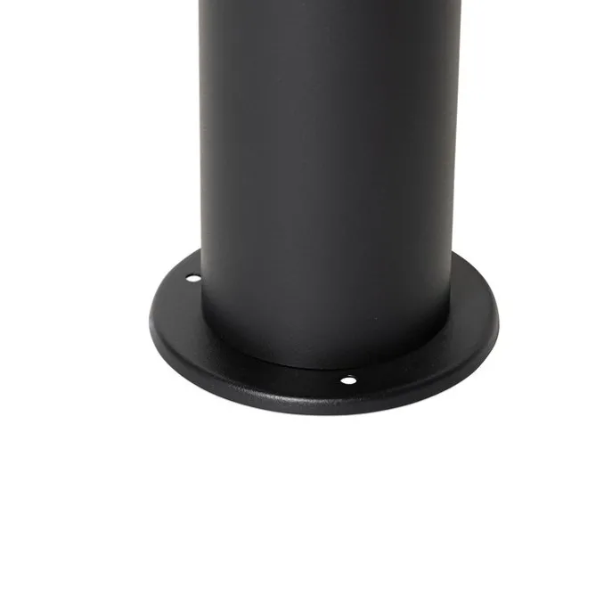 Stehende Außenleuchte schwarz mit Rauchschirm 70 cm - Odense