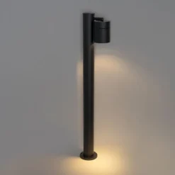 Stehende Außenleuchte schwarz 80 cm AR70 verstellbar IP44 - Solo