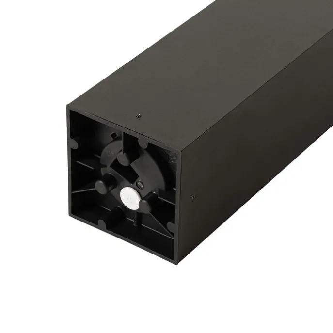 Stehende Außenleuchte schwarz mit Rauch 80 cm IP44 - Charlois