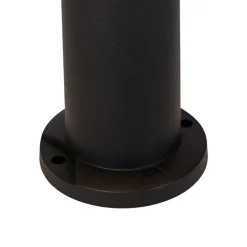 Stehende Außenleuchte schwarz inkl. LED und Dimmer IP55 Solar - Felice