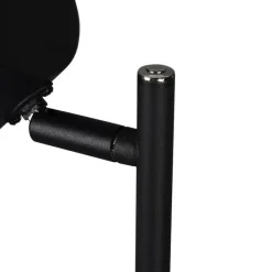 Stehleuchte schwarz wiederaufladbar inkl. LED 4-stufig dimmbar - Mateo