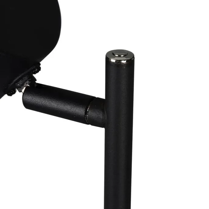 Stehleuchte schwarz wiederaufladbar inkl. LED 4-stufig dimmbar - Mateo