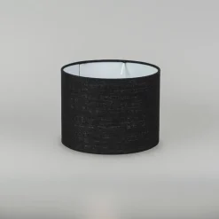 Stofflampenschirm schwarz 20/20/15