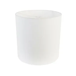 Stofflampenschirm Weiß Zylinder 40/40/40