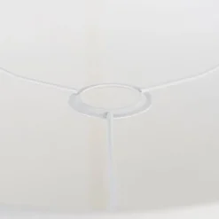 Stofflampenschirm Weiß Zylinder 40/40/40