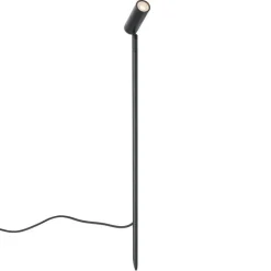 Strahler schwarz 80cm inkl. LED Verstellbar IP65 inkl. Kabel und Stecker - Carl