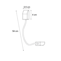 Stromschienenverbinder schwarz 1-phasig - Magnetic