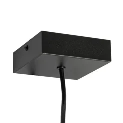 Stromzufuhr mit quadratischer Montageplatte für 1-phasige Schiene schwarz - Iconic