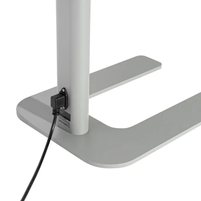 Tageslicht-Stehleuchte Grau Quadratisch inkl. LED und Dimmer - Guzo