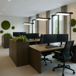 Tageslicht-Stehleuchte Schwarz Quadratisch inkl. LED und Dimmer - Guzo