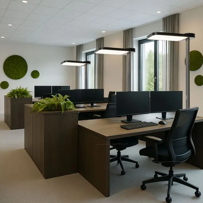 Tageslicht-Stehleuchte Schwarz Quadratisch inkl. LED und Dimmer - Guzo