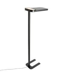 Tageslicht-Stehleuchte Schwarz Quadratisch inkl. LED und Dimmer - Guzo